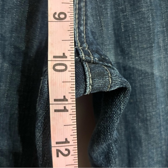 Women’s Kut From The Kloth Cropped Ankle Jeans Size 12 Dark Wash Whiskered - Picture 8 of 12